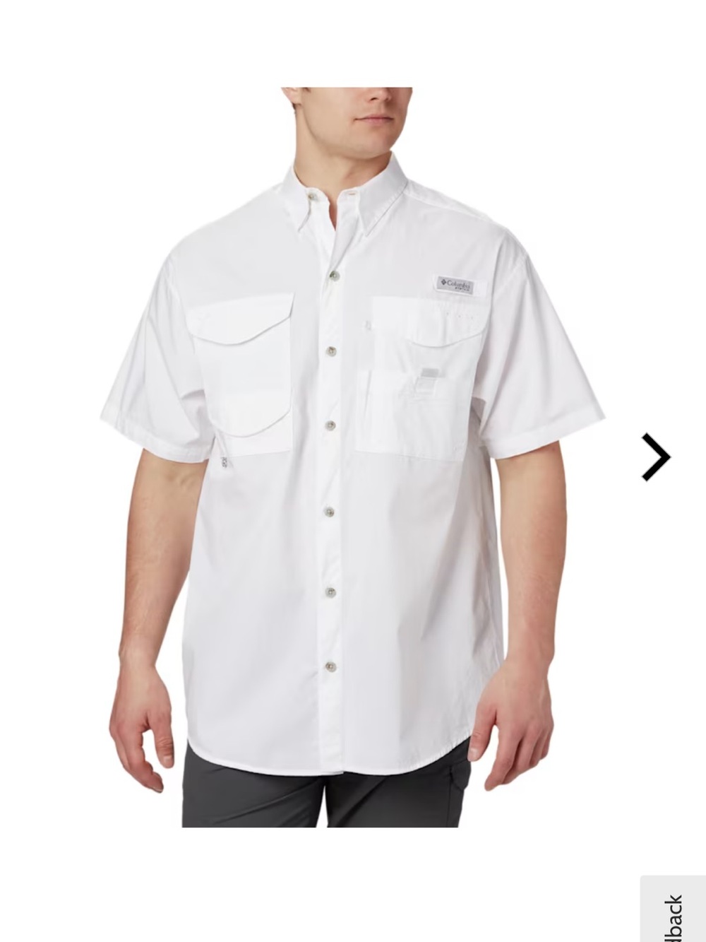 Columbia Blue White Plaid Button Down Short Sleeve Shirt PFG Super Bonehead‎ 1X